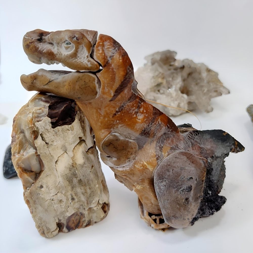 🔥 Inferno Rex Roast-a-sarous One-of-a-Kind T. Rex Art Sculpture by Gabe